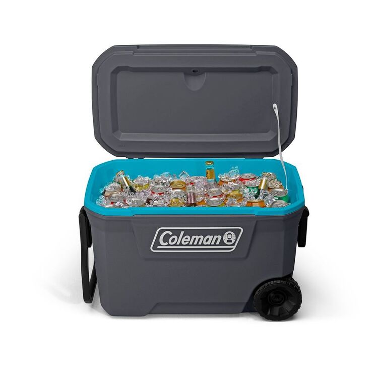 Coleman Extreme Wheeled 58L Chest Cooler (61QT) Grey 58 L