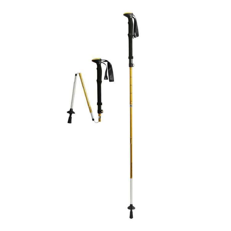 Mountain Design Tread Tri-Fold Walking Poles Yellow
