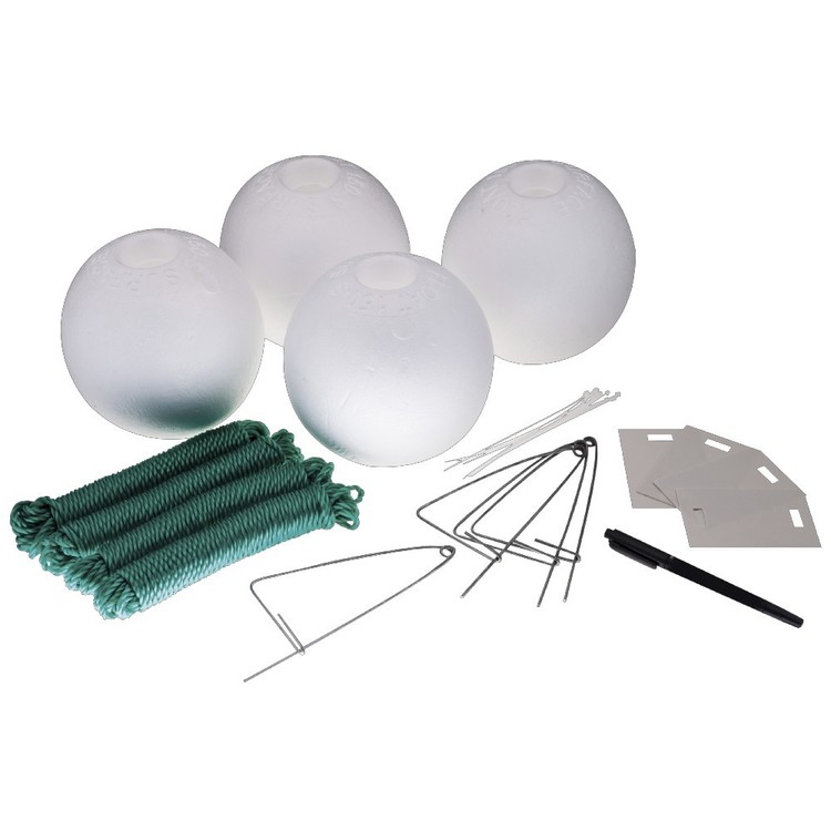 Jarvis Walker Crabbing Kit Large 15 cm Floats 4 Pack 15 cm