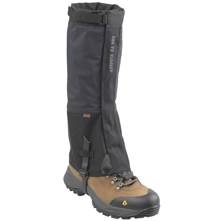 Sea to Summit Quagmire Canvas Gaiters Black Large