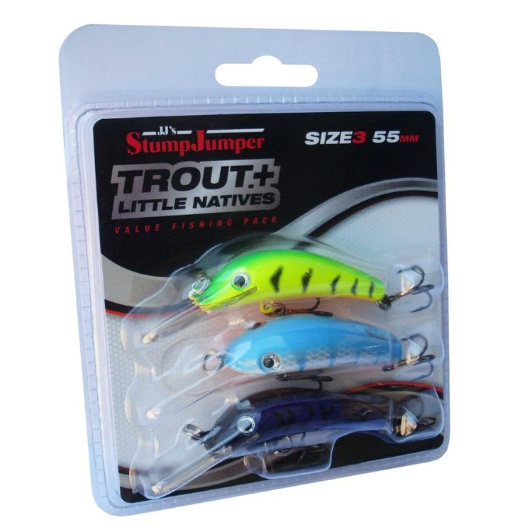 StumpJumper Trout & Little Natives Lure 3 Pack