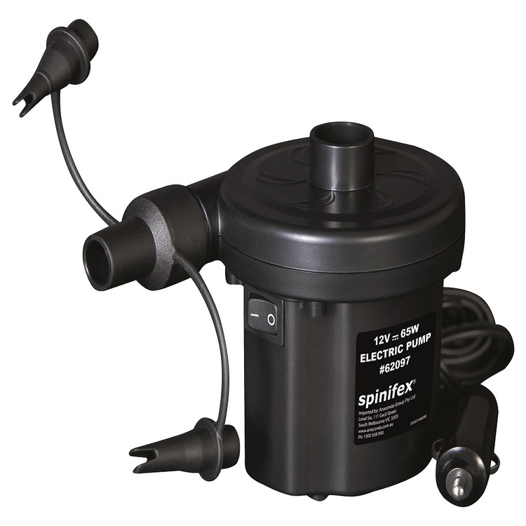Spinifex 12V DC Electric Air Pump Black Black