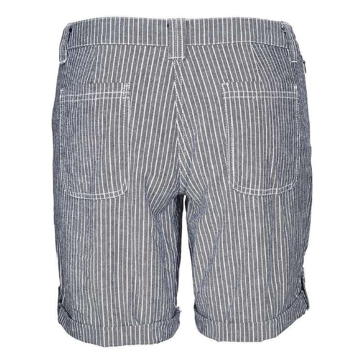 Cape Women's Ida Stripe Shorts Chambray