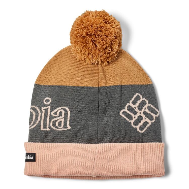 Columbia Women's Polar 2 Beanie Beach Shark & Peach Blossom One Size