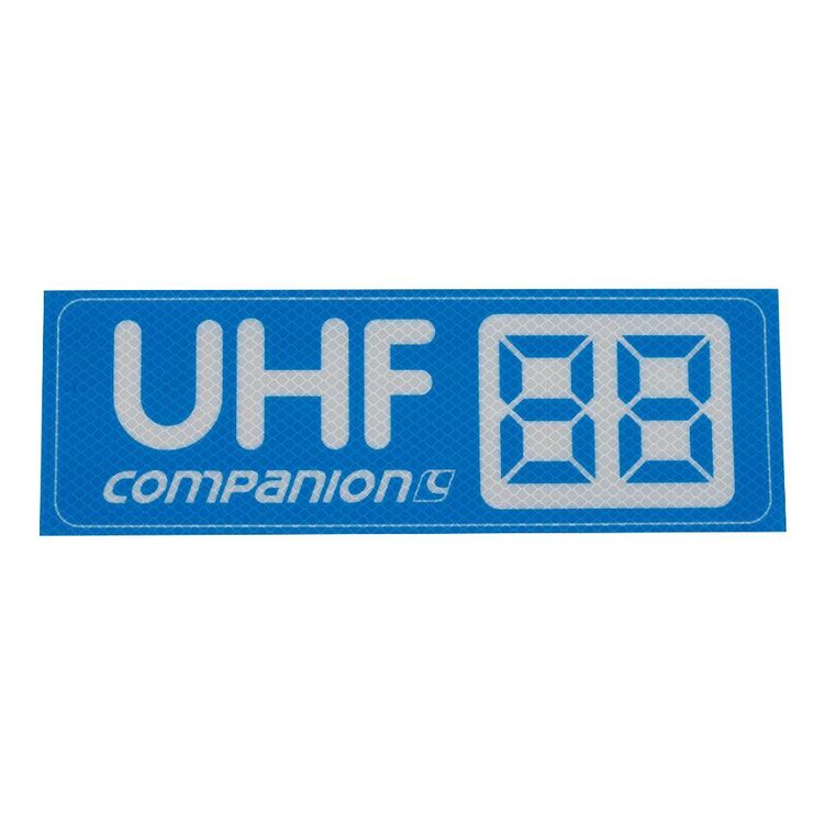 Companion UHF Sticker Blue