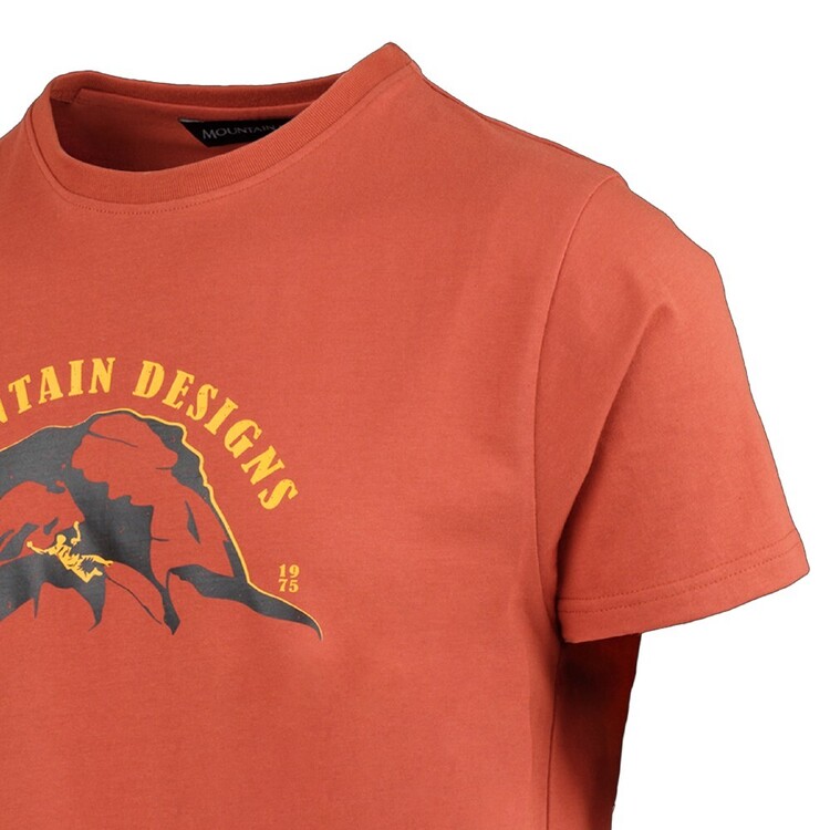 Mountain Designs Men's Clay Heritage Short Sleeve Tee Clay