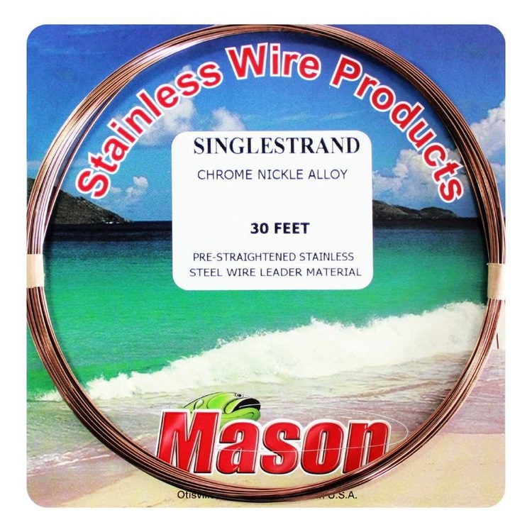 Mason Single Strand Wire Leader Brown