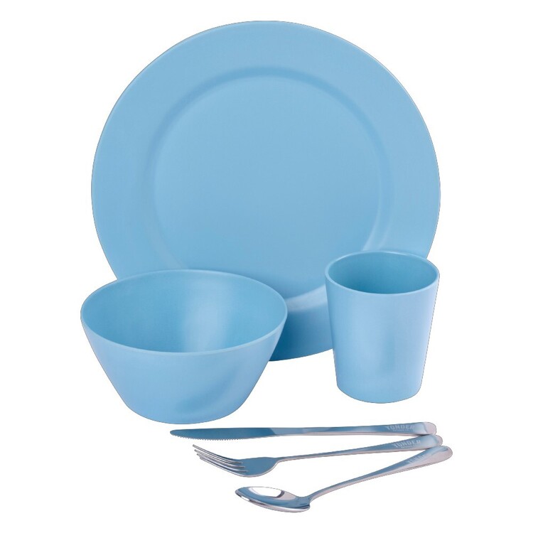Yonder 4 Person Bamboo Dining Set