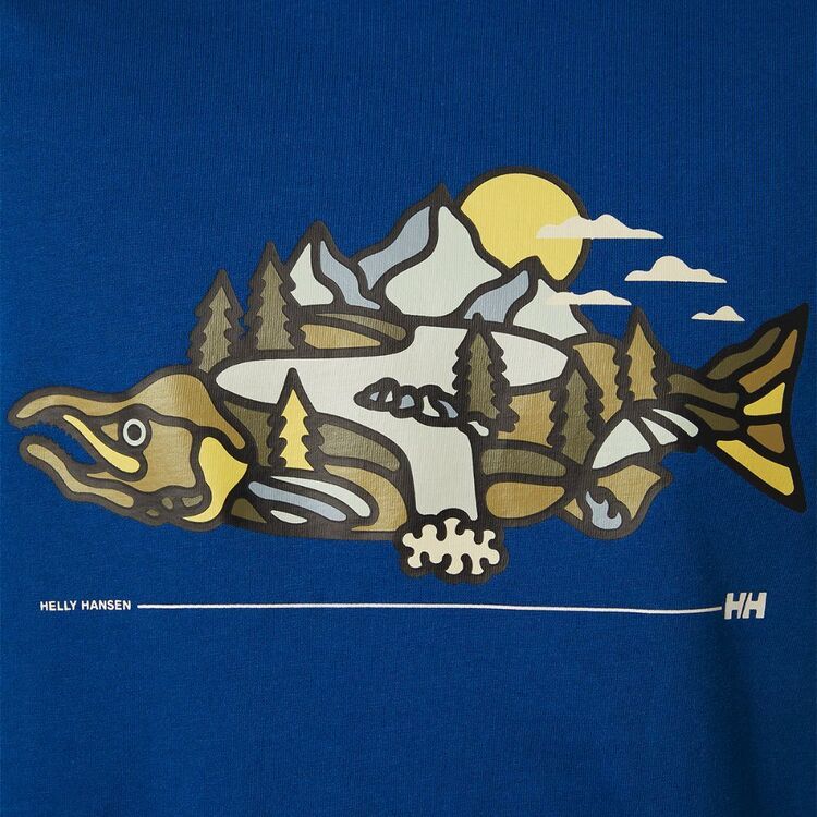 Helly Hansen Men's F2F Organic Cotton Tee Deep Fjord