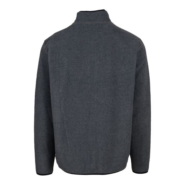 Cape Men's Quarter Zip Frost Fleece Charcoal Marle