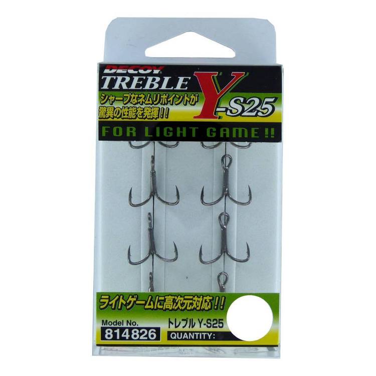 Decoy Black Treble Y-S25 Pack