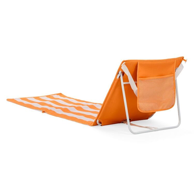 Life! Paradise Lounger Yellow Stripe