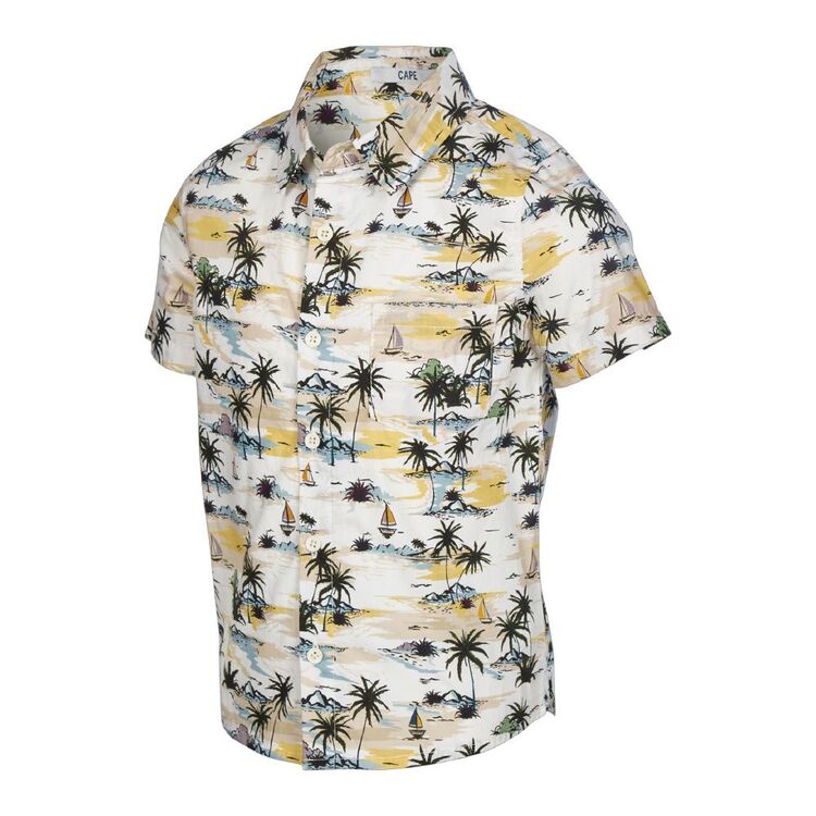 Cape Kids' Fiji Holiday Shirt White
