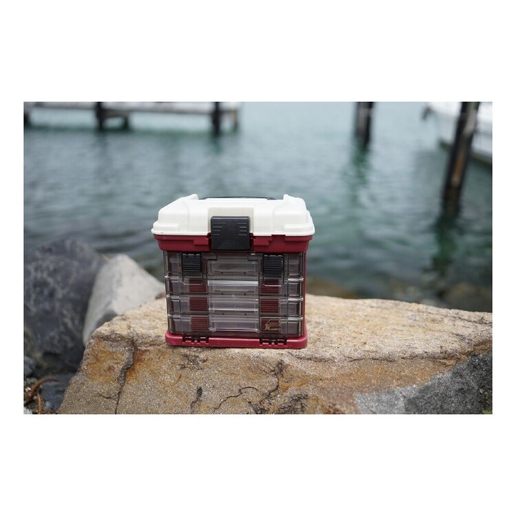 Plano 1354 4-By 3500 Rack System Tackle Box Clear