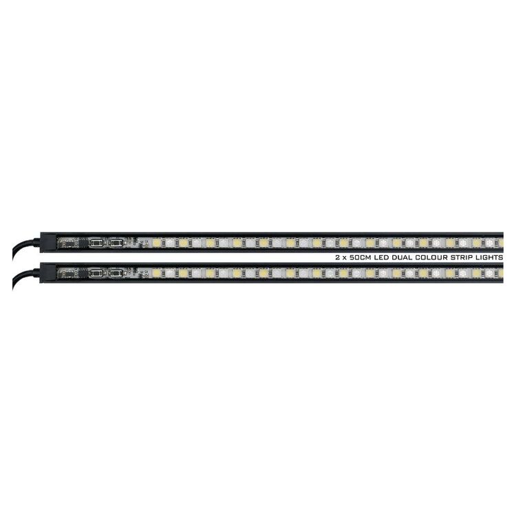 Dune 4WD 12V 2 Bar Camping Light Kit Black