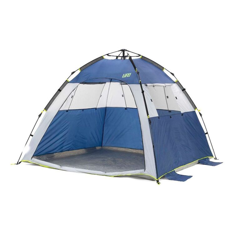 Life! Sumatra 2.0 Navy & Silver Beach Shelter