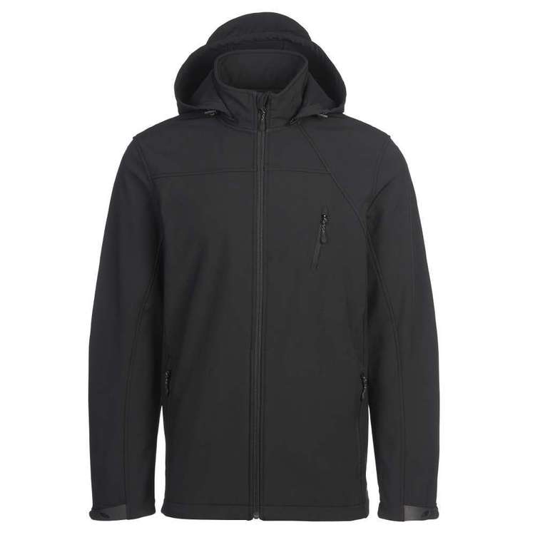 Cape Men's Zephyr Hooded Fleece Jacket Jet Black