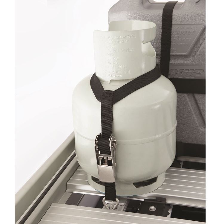 Prorack Alloy Tray Gas Bottle Holder Black
