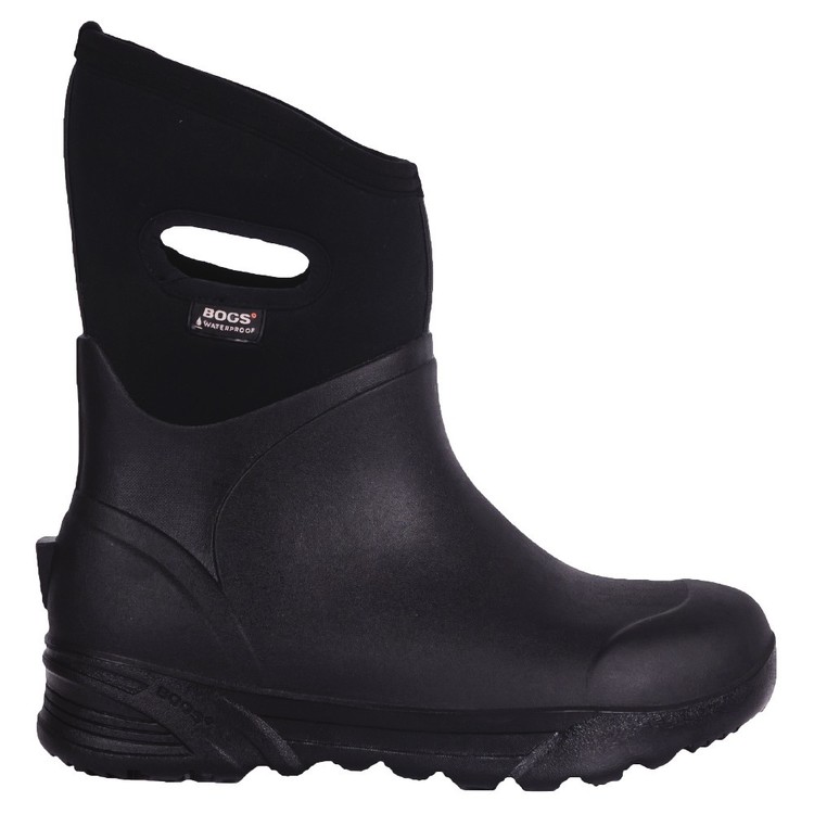 BOGS Men's Bozeman Mid Gumboot Black