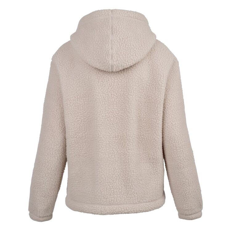 Gondwana Women's Corinella Hooded Sherpa Fleece Natural