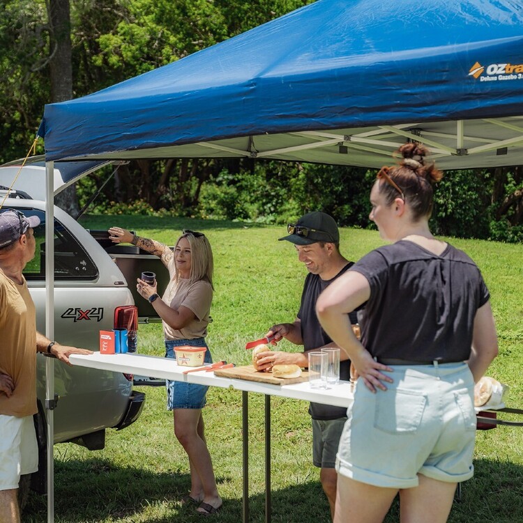 Oztrail Gazebo Bar Table White