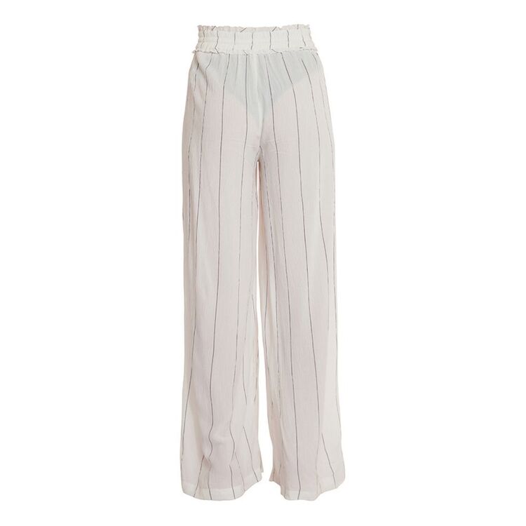 O'Neill Women's Ninette Stripe Pants Winter White