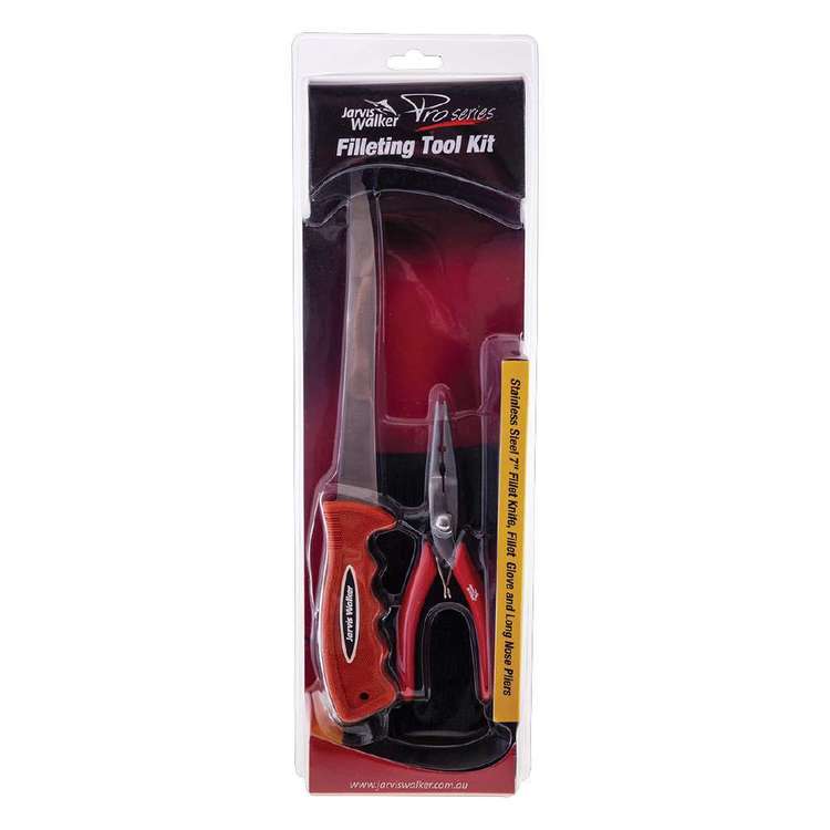 Jarvis Walker Pro Series 7'' Filleting Knife Kit Black 7 in