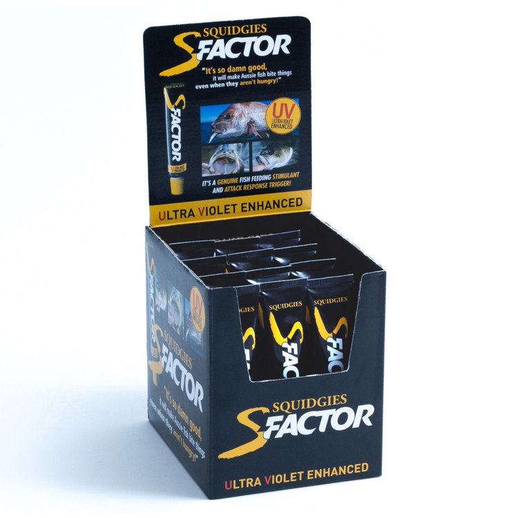 Squidgies S-Factor Fish Attractant Scent 35mL Tube Black 35 mL