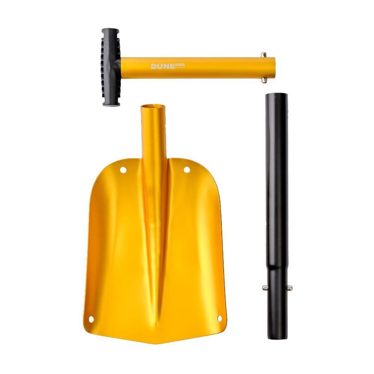 Dune 4WD 3 Piece Aluminium Shovel With Carry Bag Orange