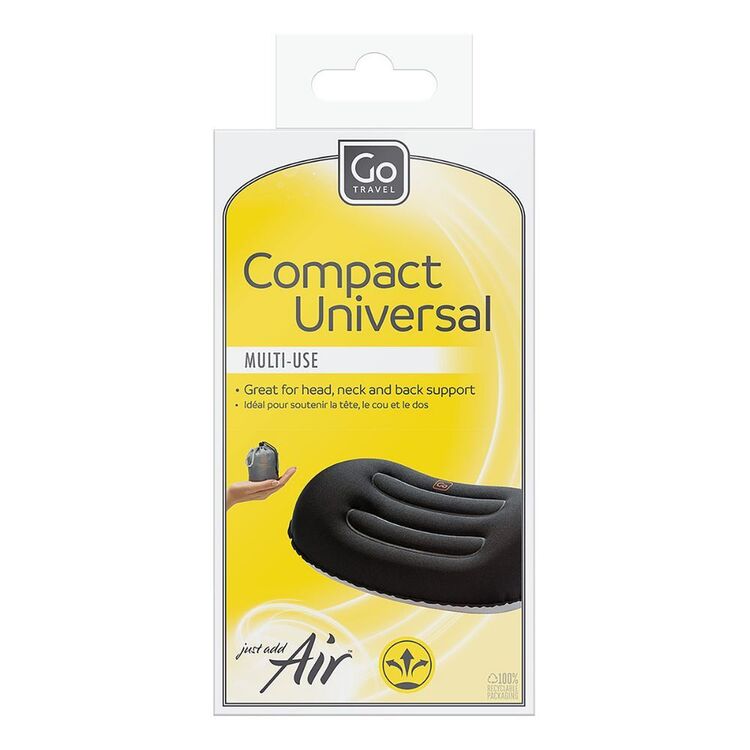 Go Travel Compact Universal Pillow Black