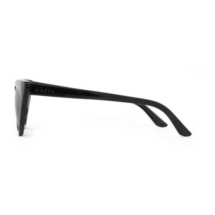 Carve Carrie Sunglasses Gloss Black & Grey Polarised One Size Fits Most