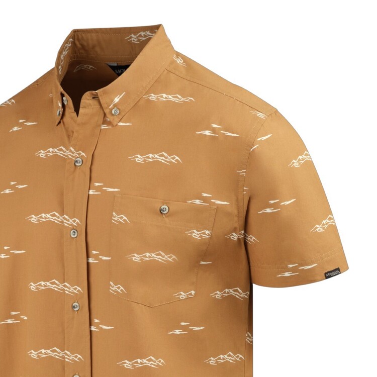 Mountain Designs Bistre Men's Tonga Short Sleeve Shirt Bistre