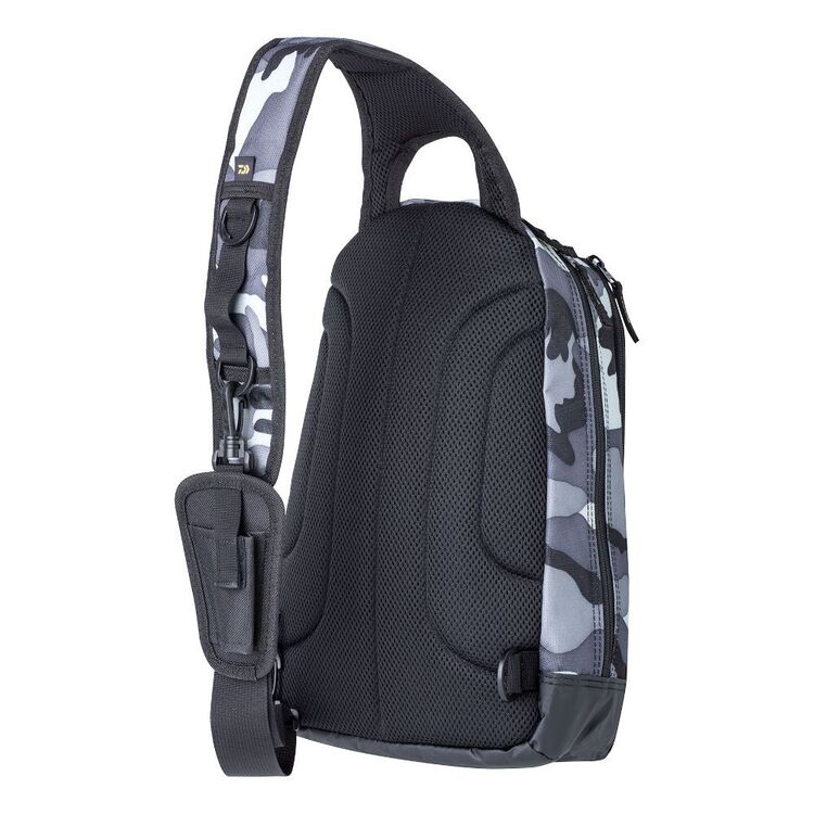 Daiwa One Shoulder Bag Grey & Black Camo