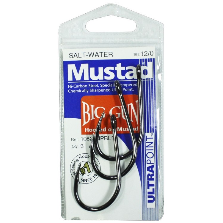 Mustad 10829NPBLN Big Gun Hooks Pack