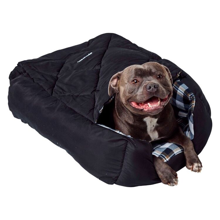 Spinifex Take Anywhere Black Pet Bed Sleeping Bag