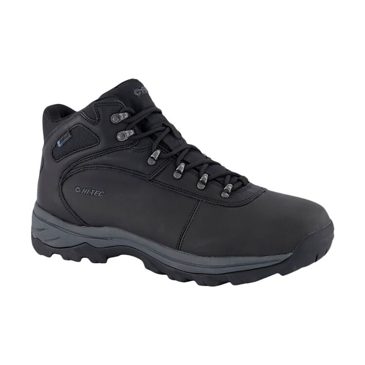 Hi-Tec Men's Base Camp Waterproof Mid Hiking Boots Black