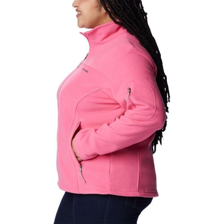 Columbia Women's Plus Size Fast Trek II Jacket Wild Geranium