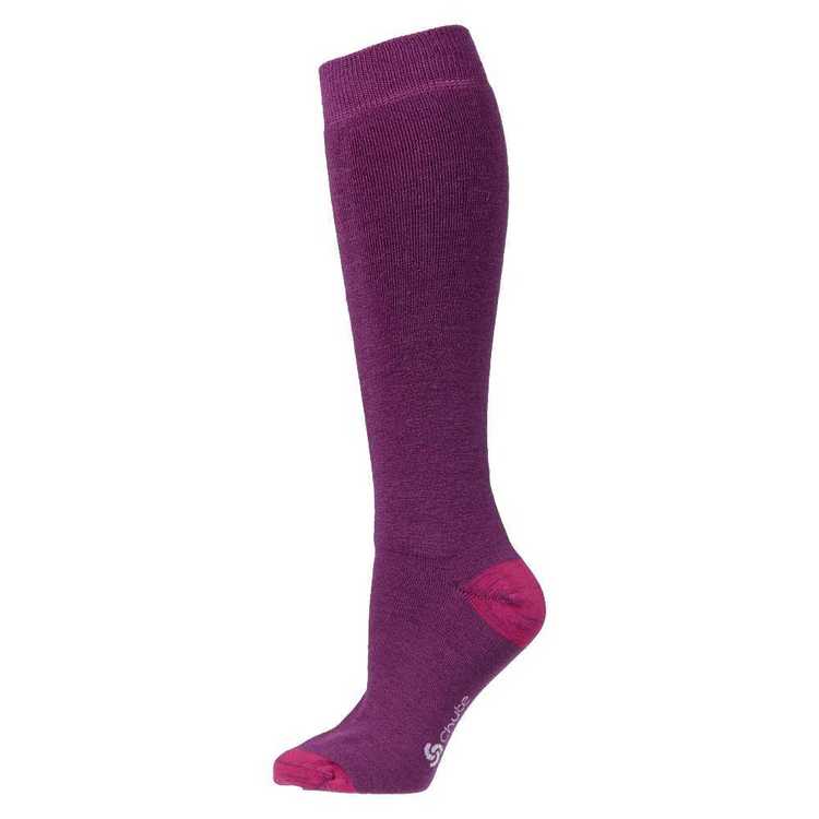 Chute Adults' Blazins Ski Socks Mulberry 2 - 8