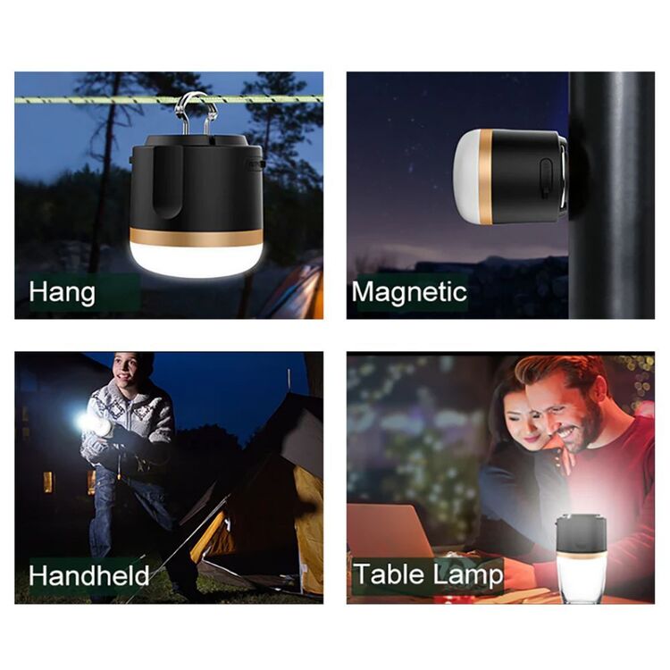 EcoFlow 600 Lumen Rechargeable Camping Lantern Black 600 Lumens