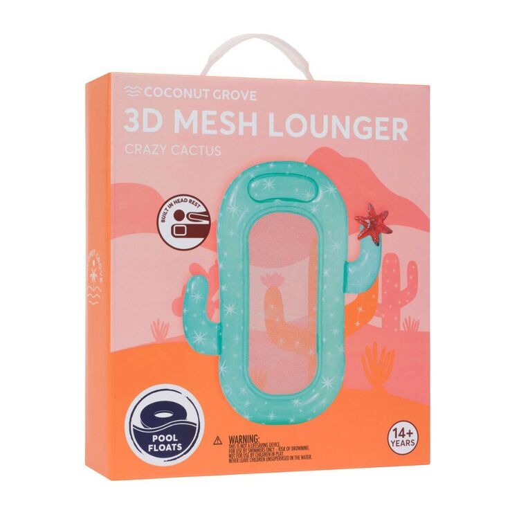 Coconut Grove 3D Mesh Lounger Crazy Cactus Green