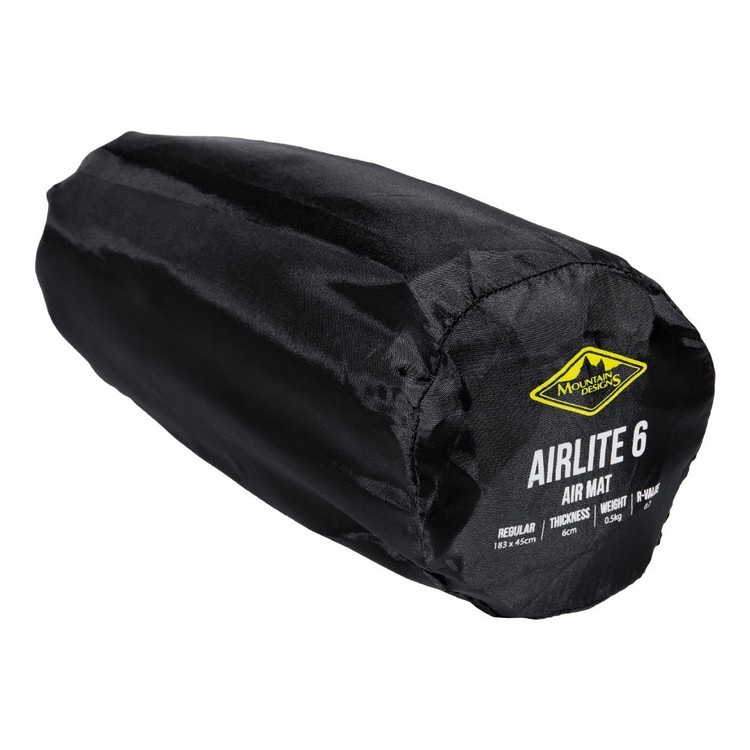 Mountain Designs Airlite 6 Mat Standard Green Macaw Green
