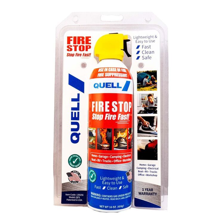 Quell Fire Stop Fire Suppressant Multicoloured