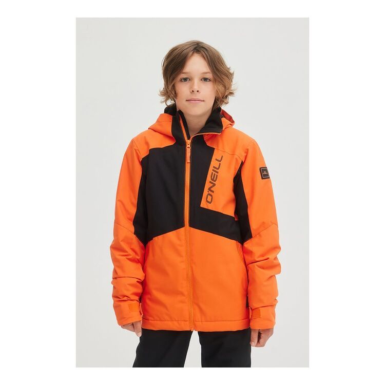 O'Neill Youth Boy's Hammer Snow Jacket Orange & Black