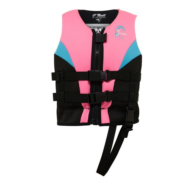 O'Neill Reactor L50S Child PFD Pink Mist 4 - 6