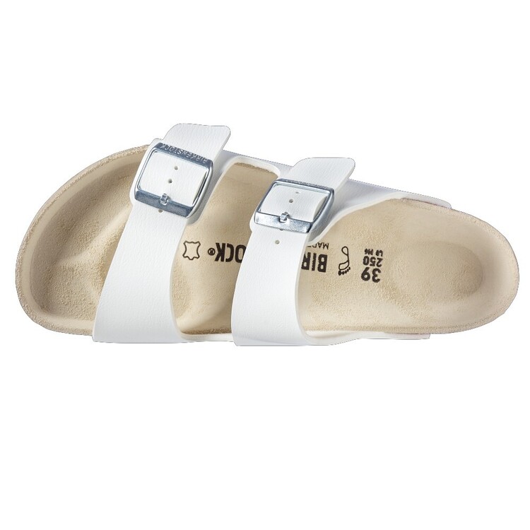 Birkenstock Women's Arizona Birko-Flor Sandals White