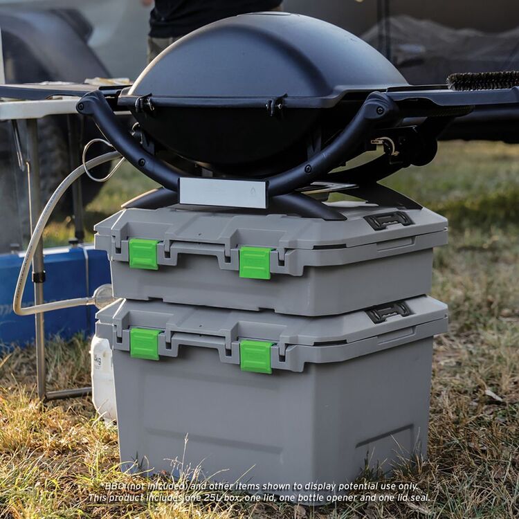 TRED 50-40 Shallow Storage Box 25L Grey 25 L