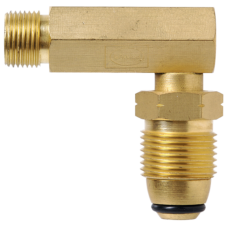 Companion POL to Right Angle 3/8'' LH Adaptor