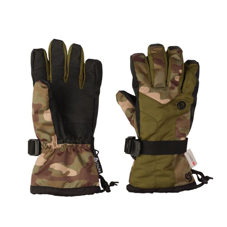 Chute Men's Switch II Snow Gloves New Camo