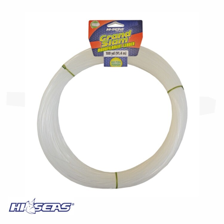 Hi Seas Grand Slam Monofilament Fishing Leader Clear
