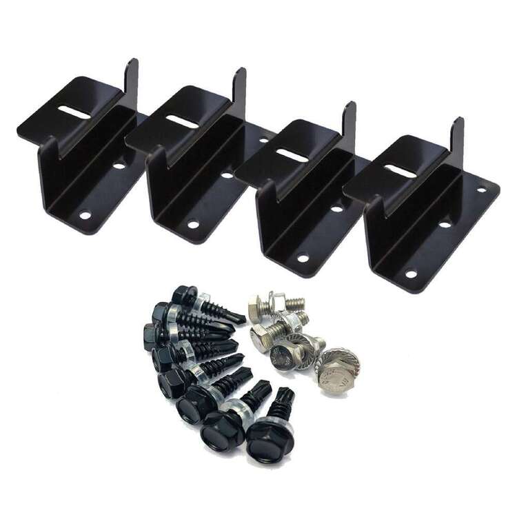 KT Cables Solar Panel Mounting Brackets White
